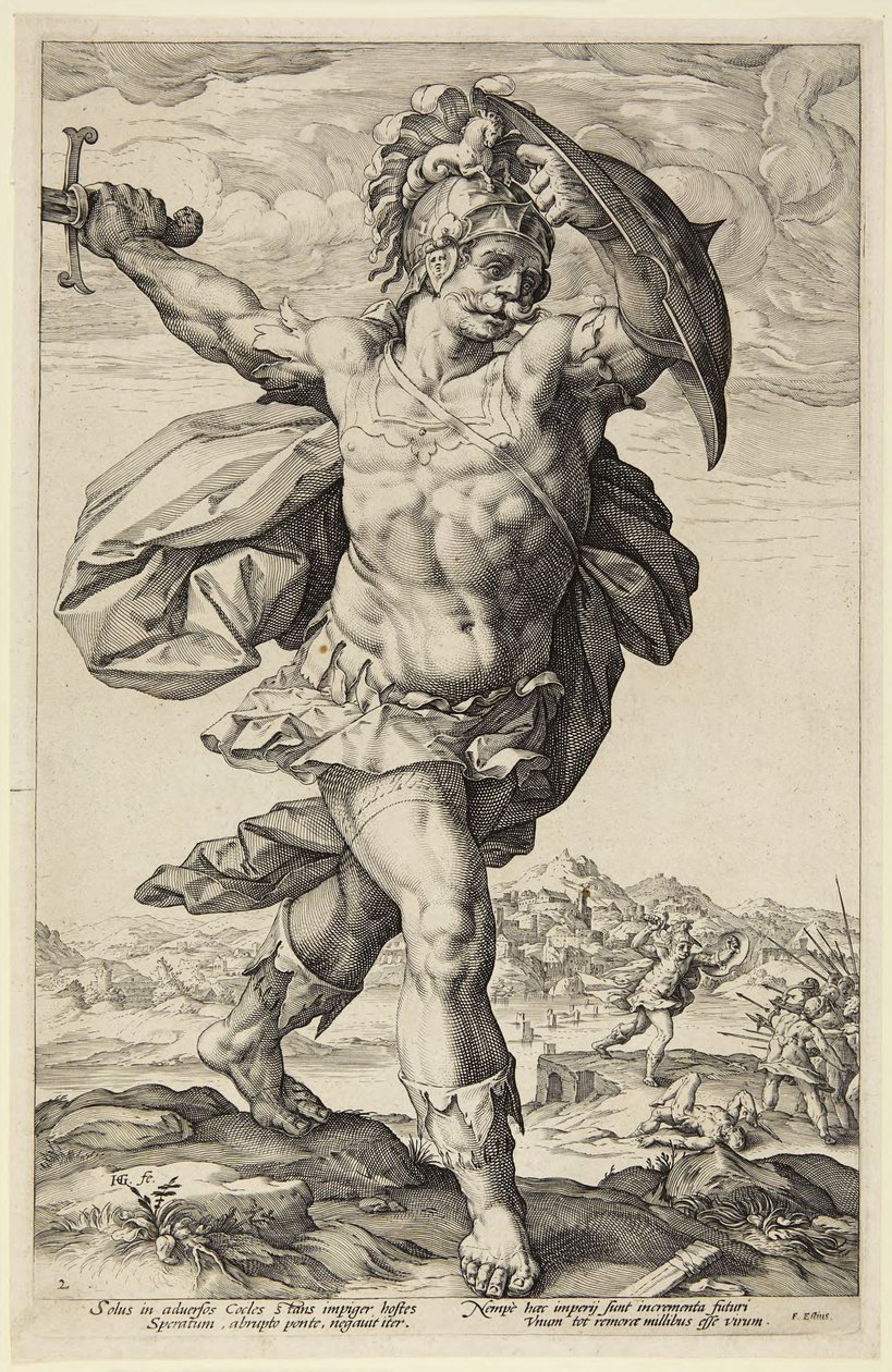 Horatius Coclès - Hendrick Goltzius