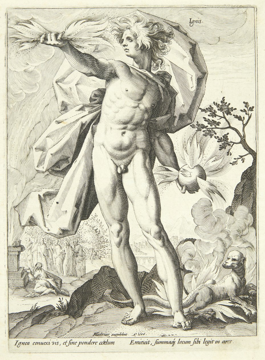 Feu (Ignis) - Hendrick Goltzius