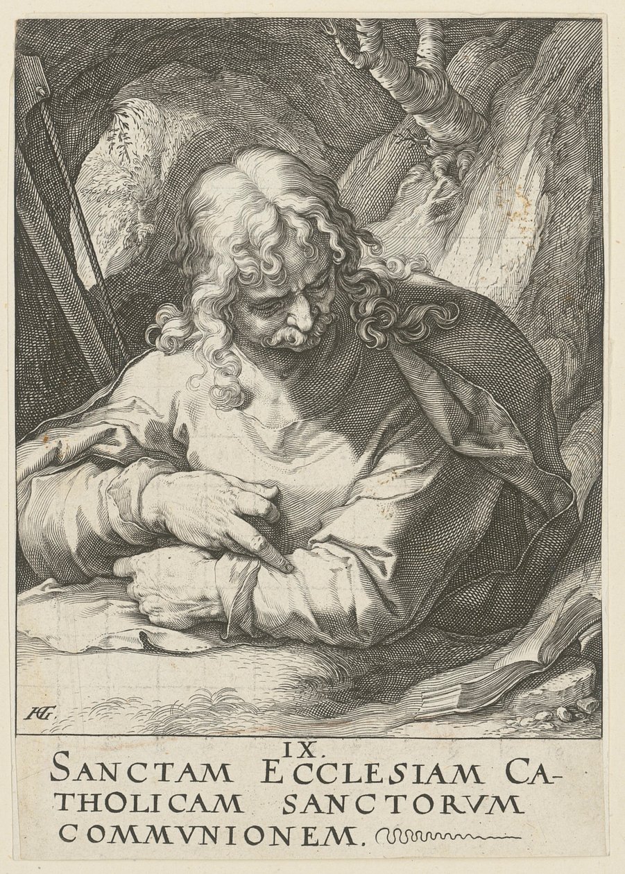 Jacques le Mineur, feuille n° 10 de la série « Le Christ, les douze apôtres et Paul » - Hendrick Goltzius