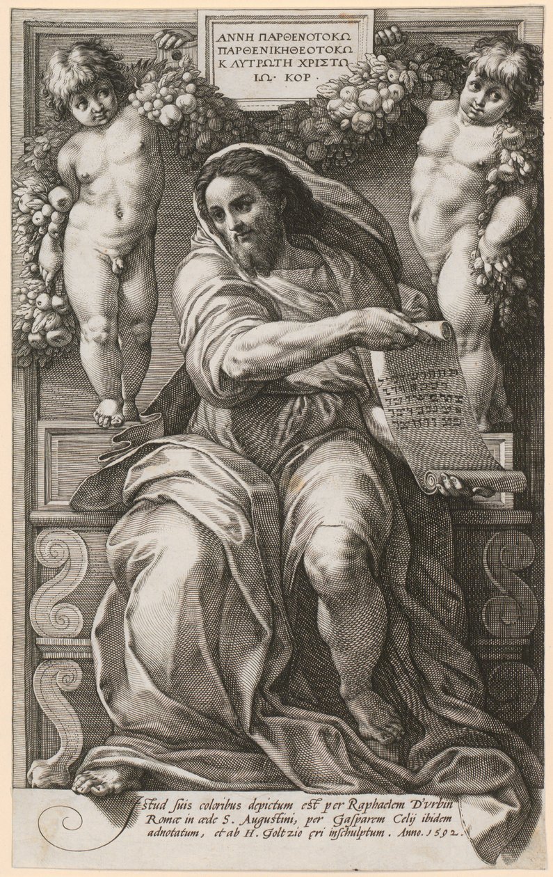 Isaïe - Hendrick Goltzius