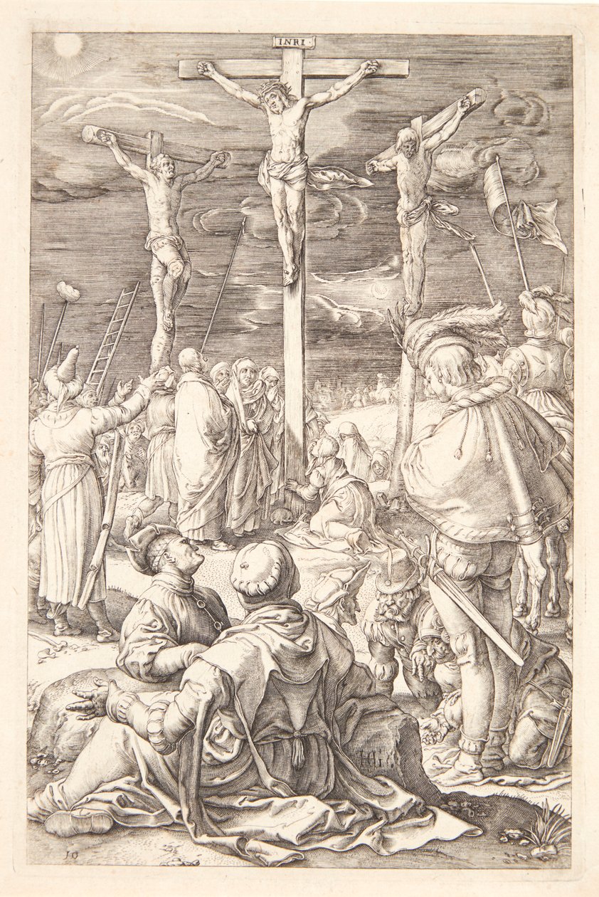 Jésus sur la croix - Hendrick Goltzius