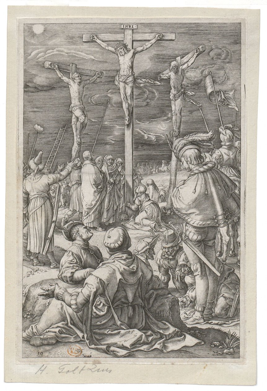 Crucifixion - Hendrick Goltzius