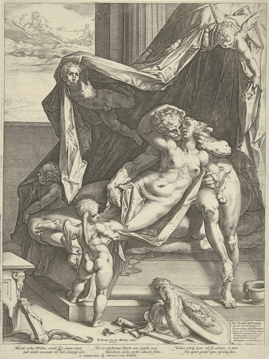 Mars et Vénus - Hendrick Goltzius