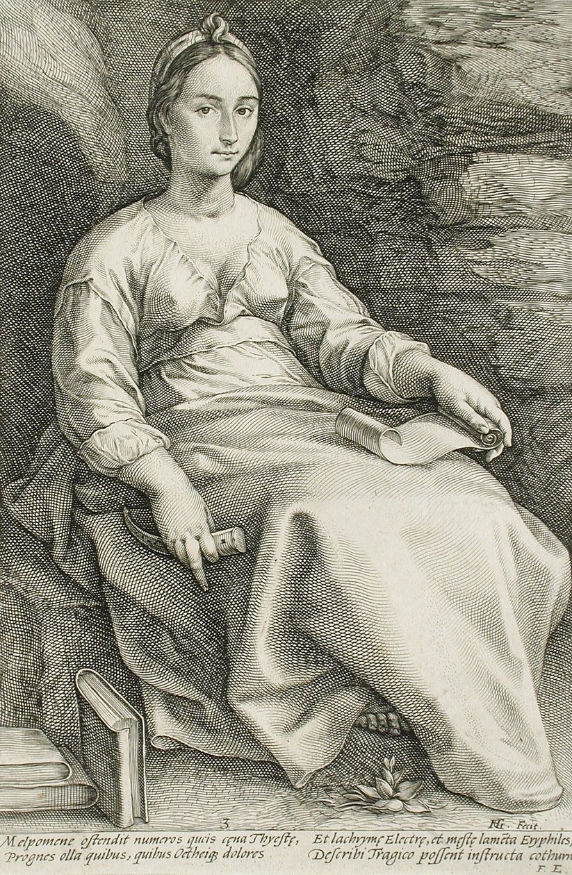 Melpomène - Hendrick Goltzius