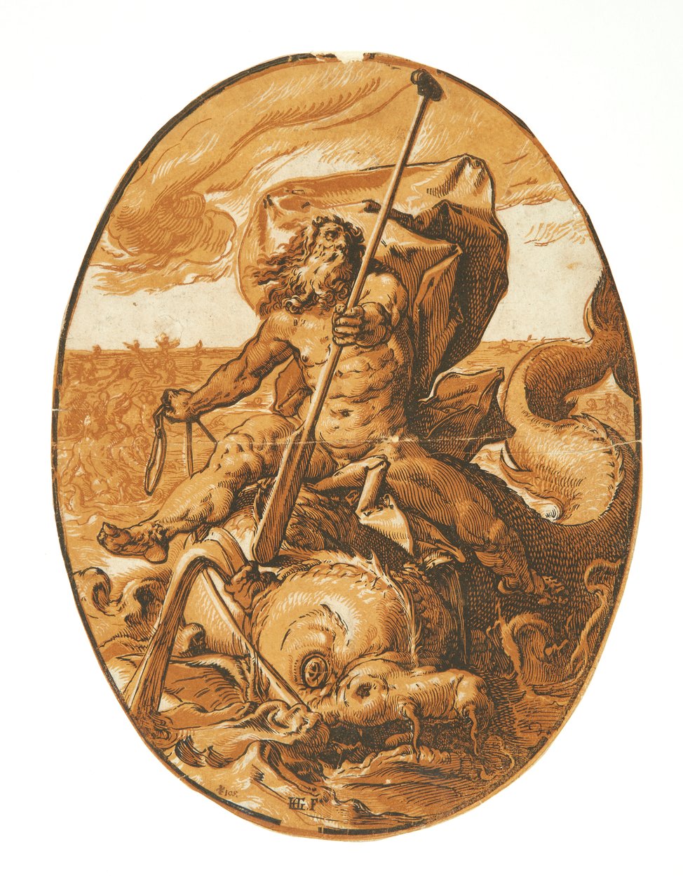 Neptune - Hendrick Goltzius