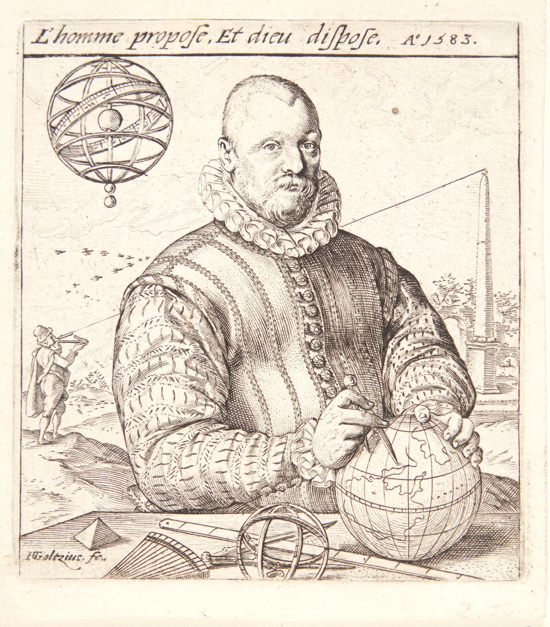 Nicolaus Petri van Deventer - Hendrick Goltzius