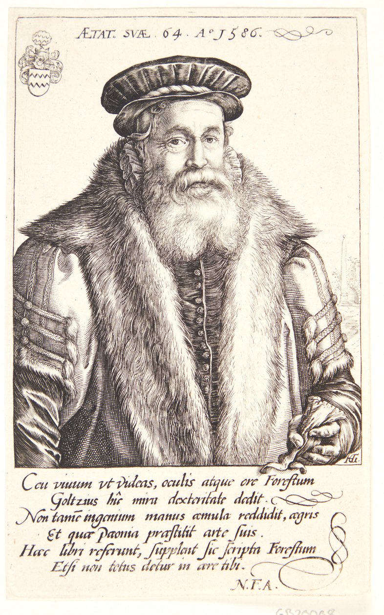 Petrus Forestus - Hendrick Goltzius