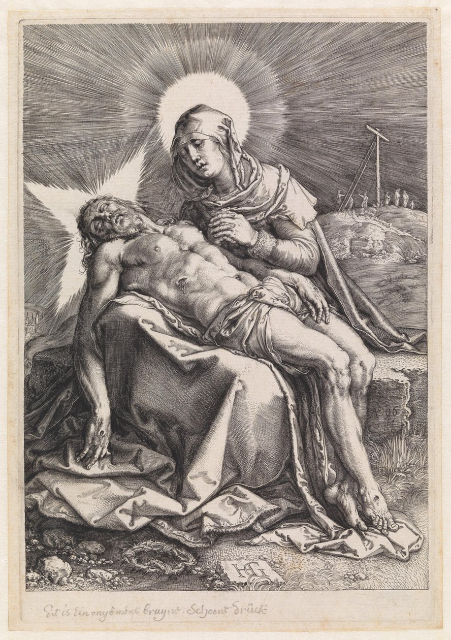 Pietà - Hendrick Goltzius