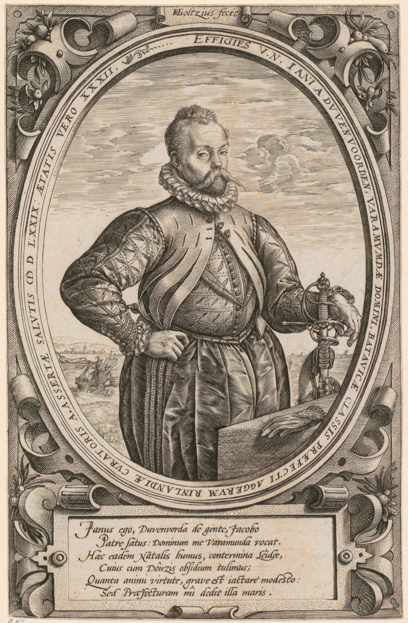 Portrait de Jan [Johann] van Duvenvoorde - Hendrick Goltzius