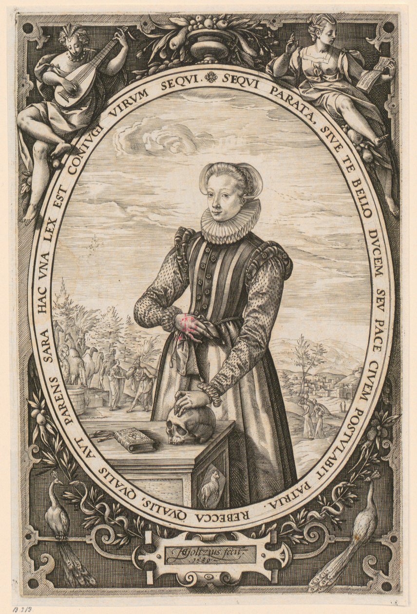 Portrait de Josina Hamels - Hendrick Goltzius