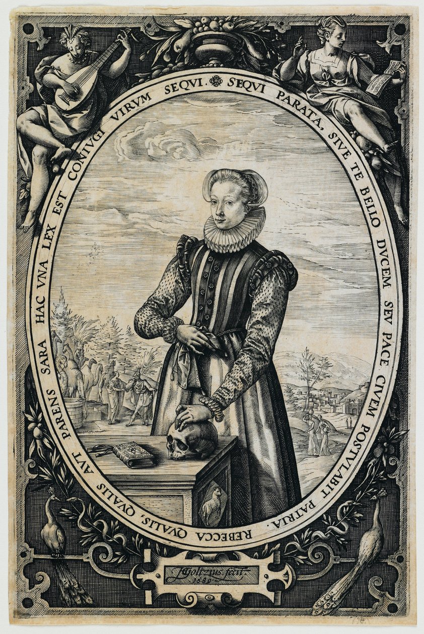 Portrait de Josina Hamels - Hendrick Goltzius