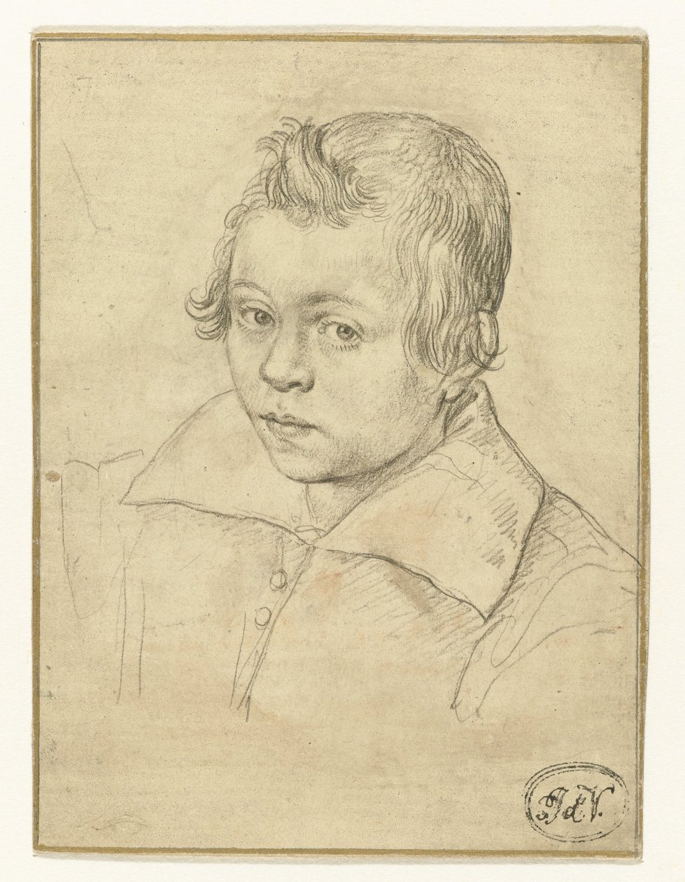 Portrait de Christiaen Rodenburg () - Hendrick Goltzius
