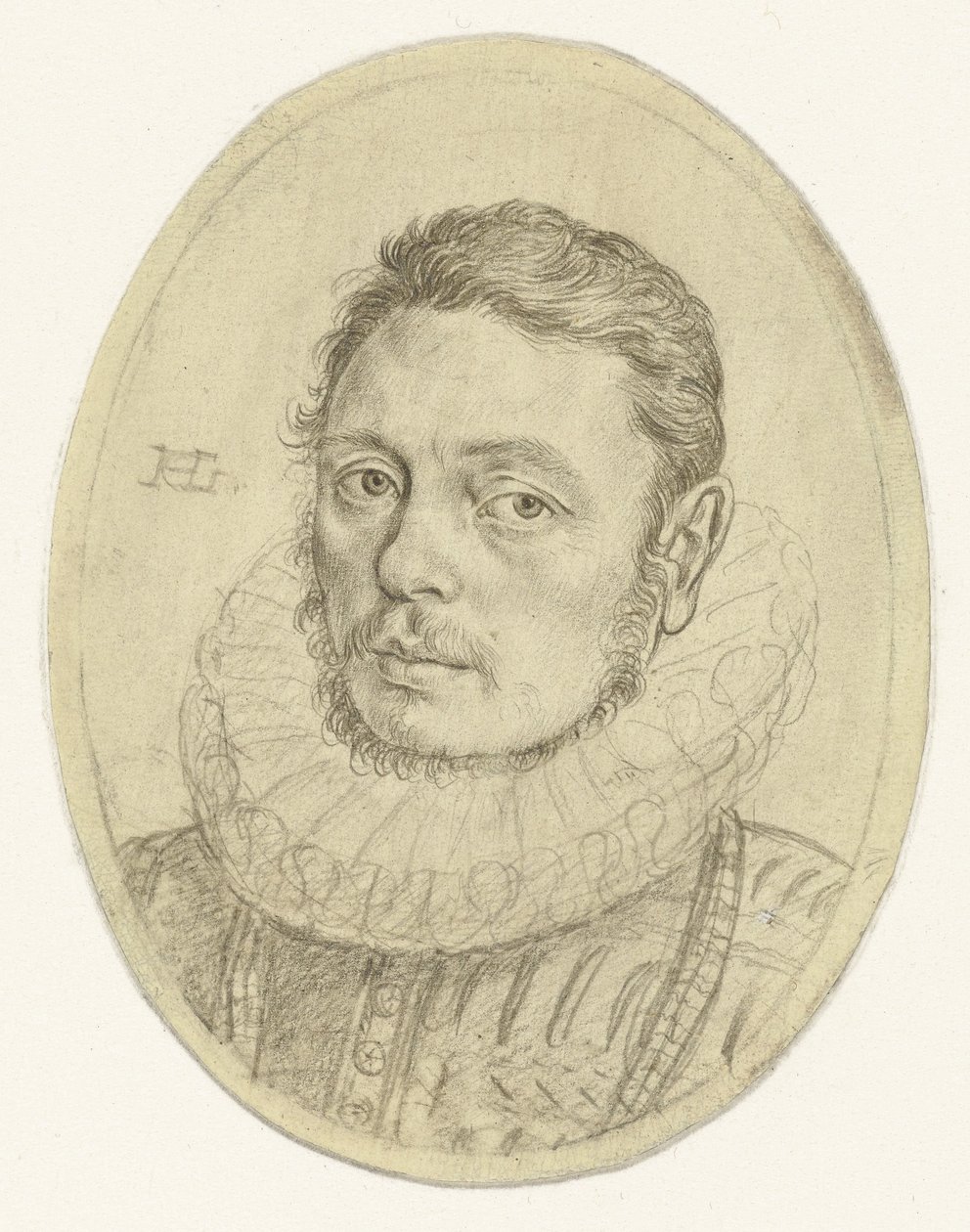 Portrait de Pieter Dircksz. Hasselaer () - Hendrick Goltzius