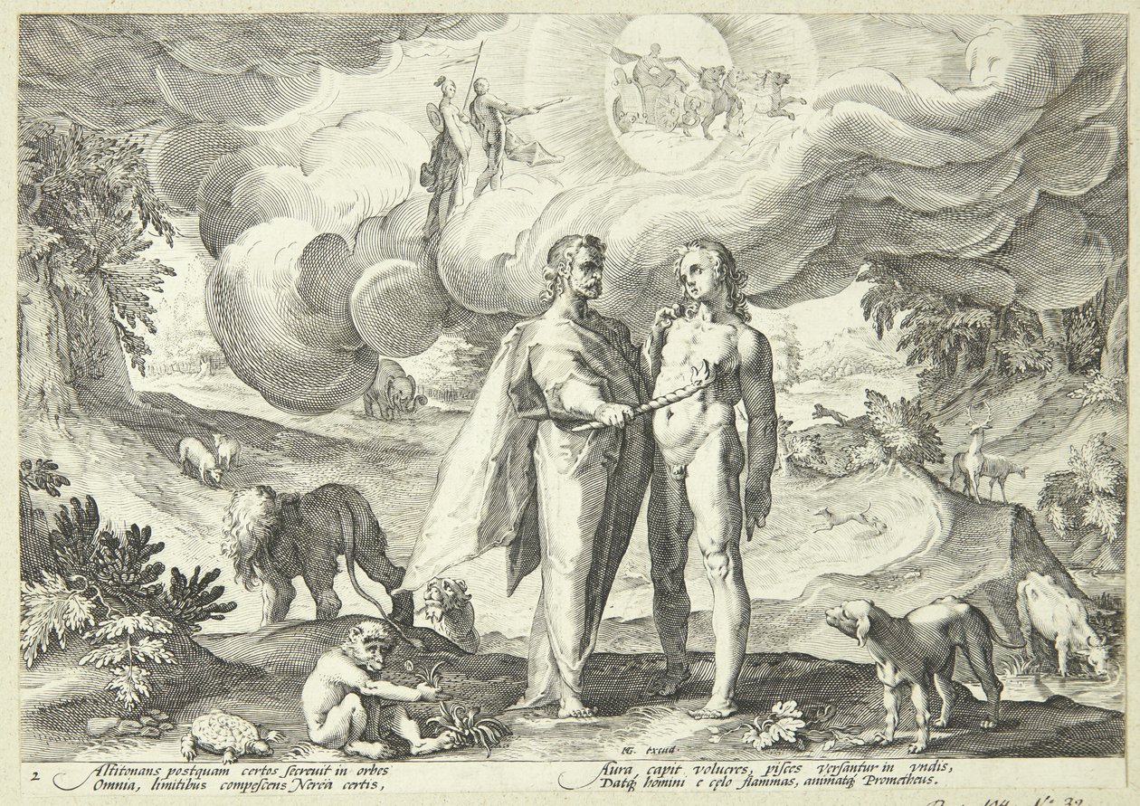Prométhée crée l