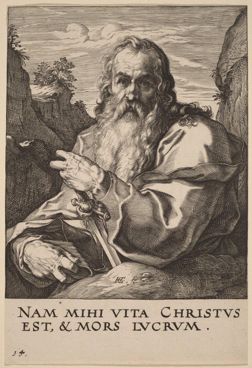 Saint Paul - Hendrick Goltzius