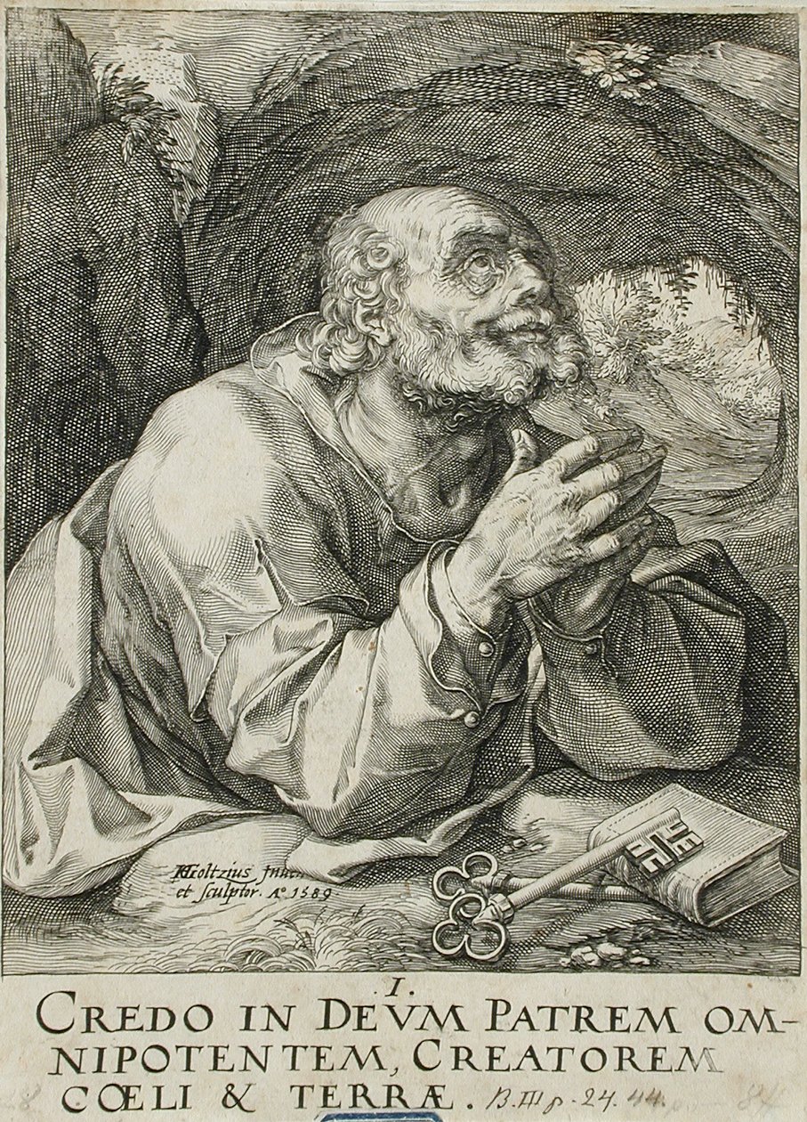 Saint Peter - Hendrick Goltzius