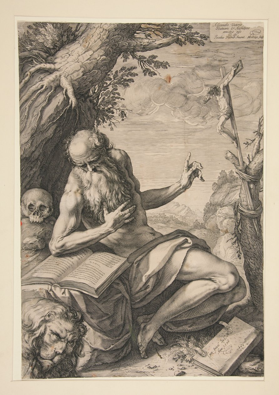 Saint Jérôme dans le désert - Hendrick Goltzius