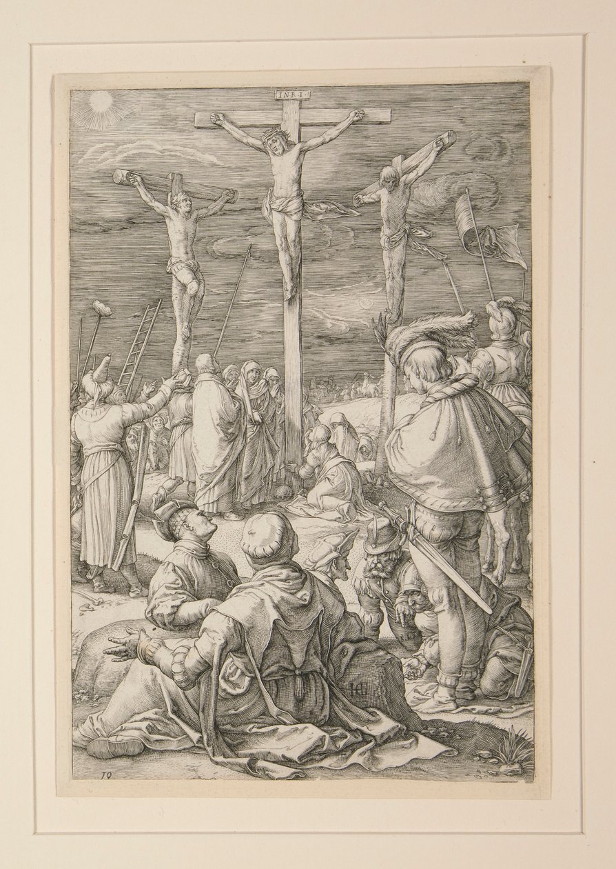 La Crucifixion (Christ sur la Croix), de La Passion, n°10 d