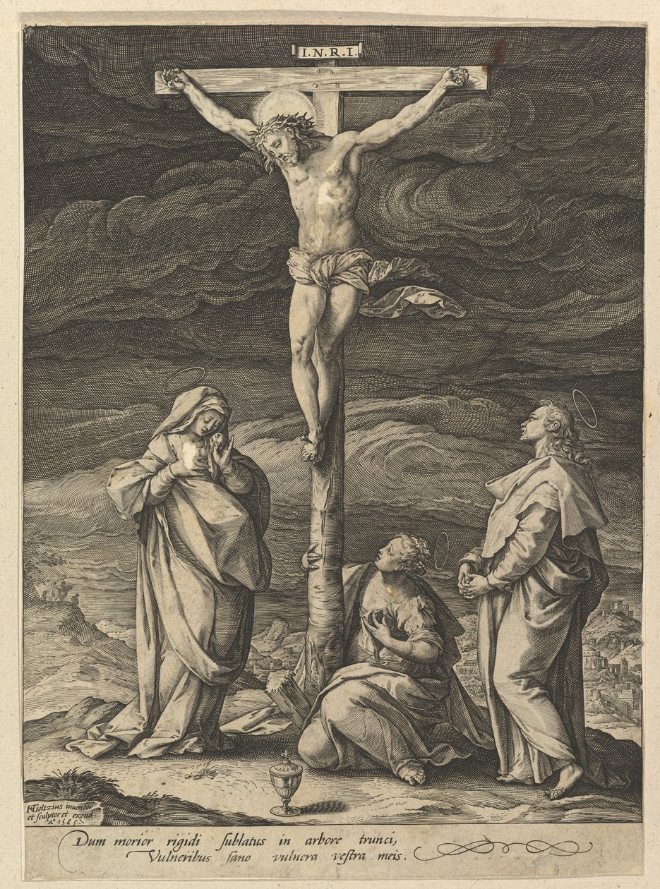 La Crucifixion - Hendrick Goltzius