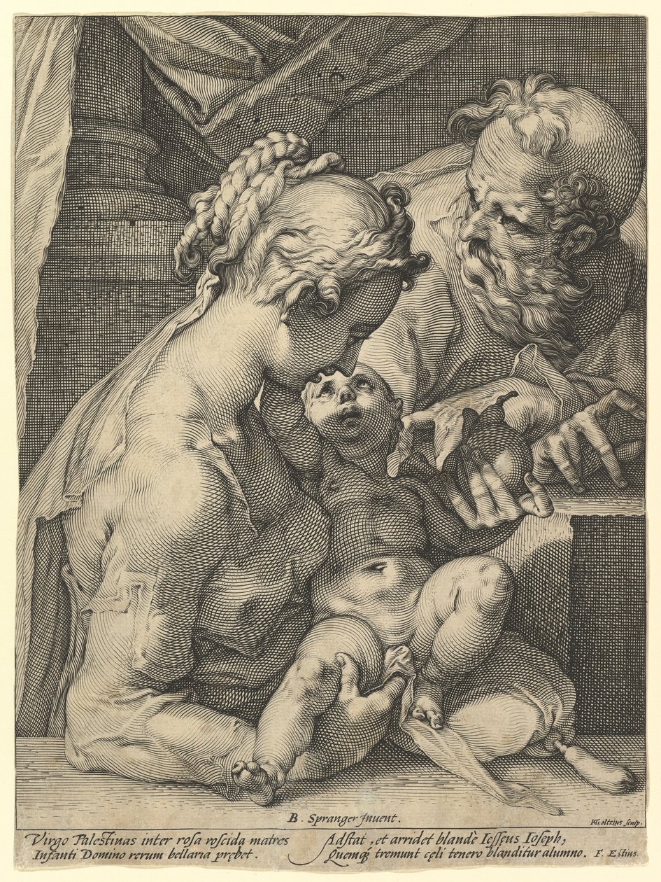 La Sainte Famille - Hendrick Goltzius