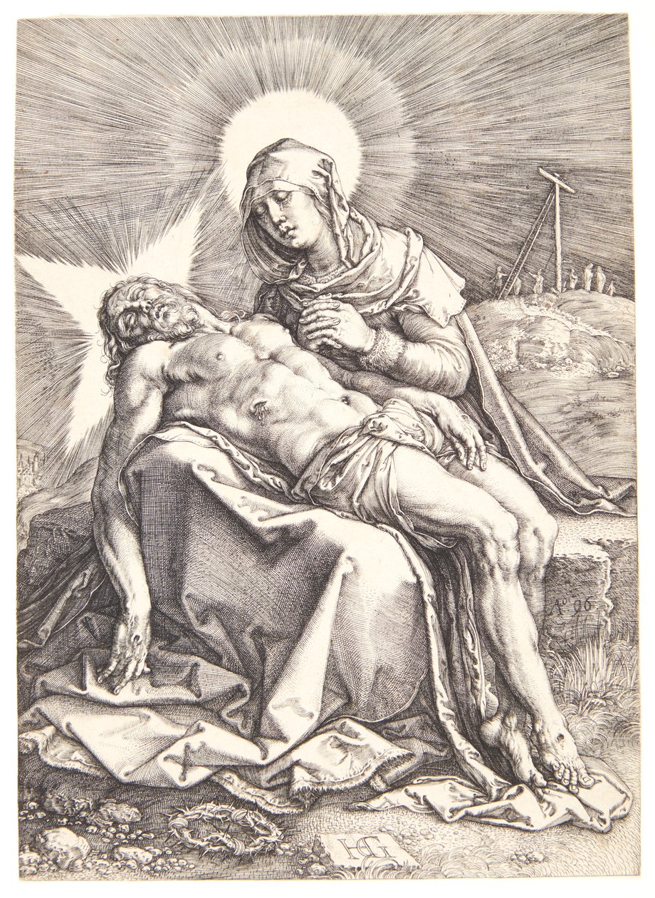 La lamentation de la Vierge - Hendrick Goltzius