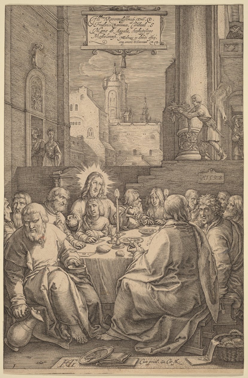 La Cène - Hendrick Goltzius