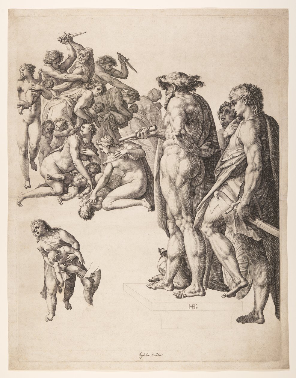 Le massacre des innocents - Hendrick Goltzius