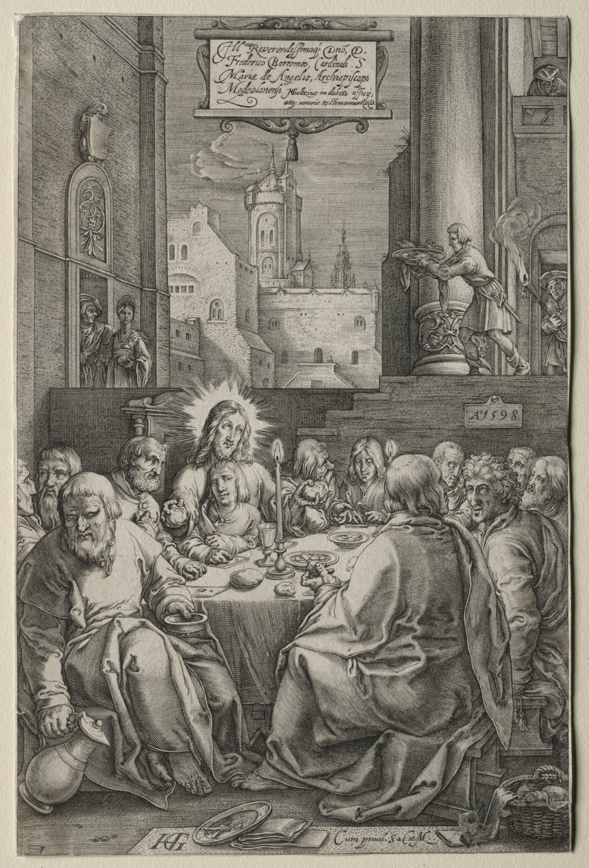 La Passion : La Dernière Cène - Hendrick Goltzius