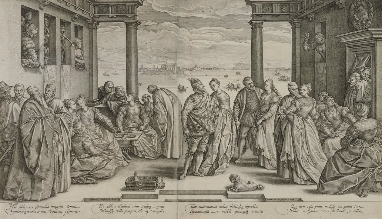 Le mariage vénitien - Hendrick Goltzius