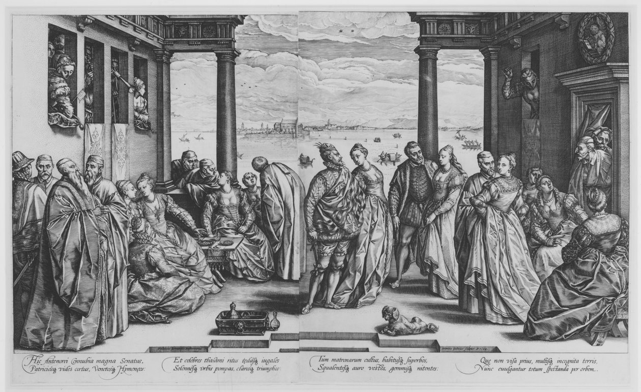 Le mariage vénitien - Hendrick Goltzius