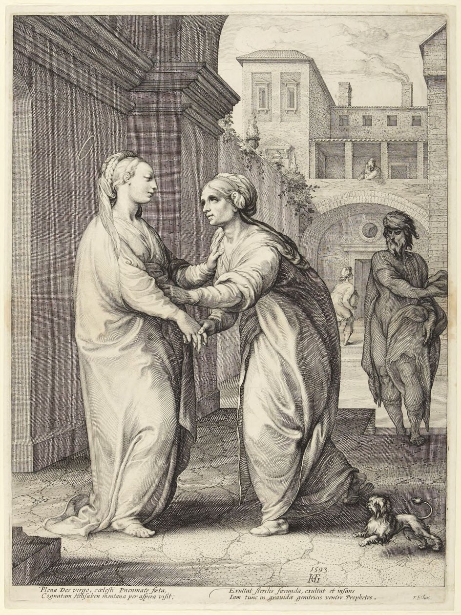 La Visitation - Hendrick Goltzius