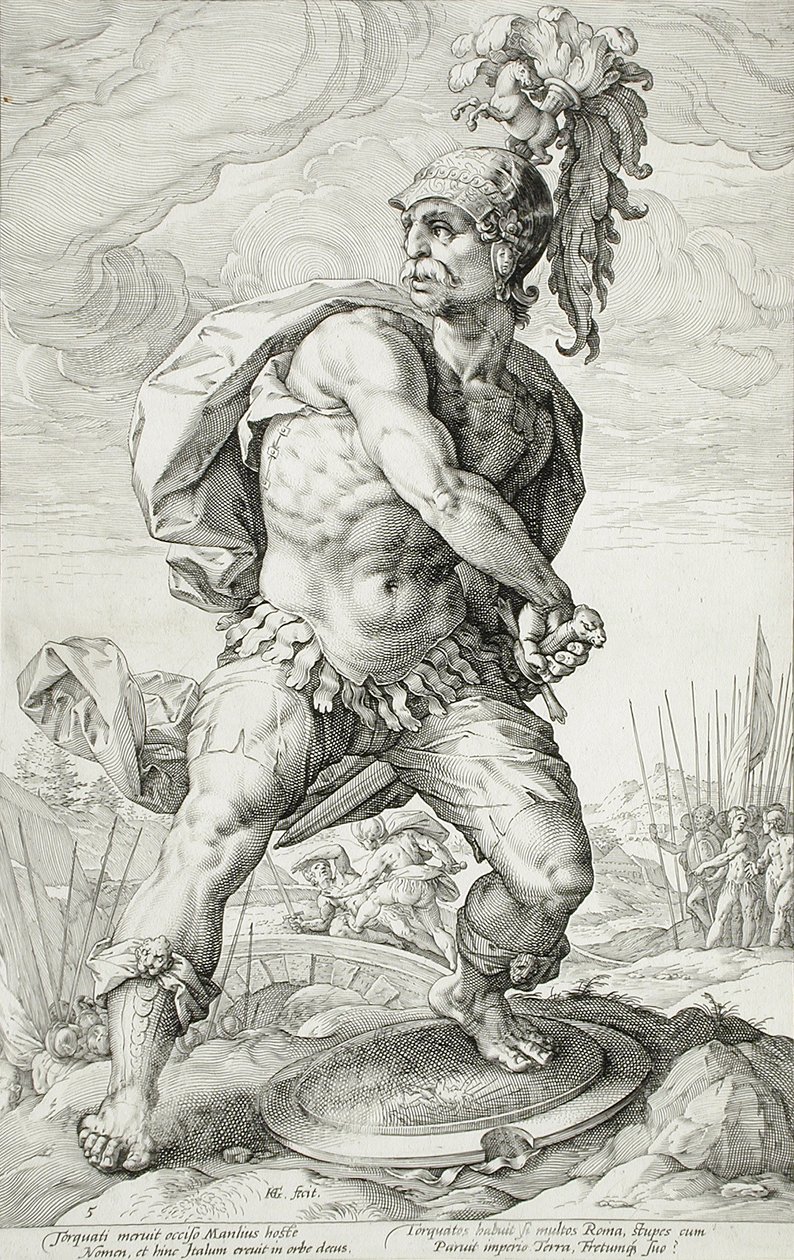 Titus Manlius Torquatus - Hendrick Goltzius