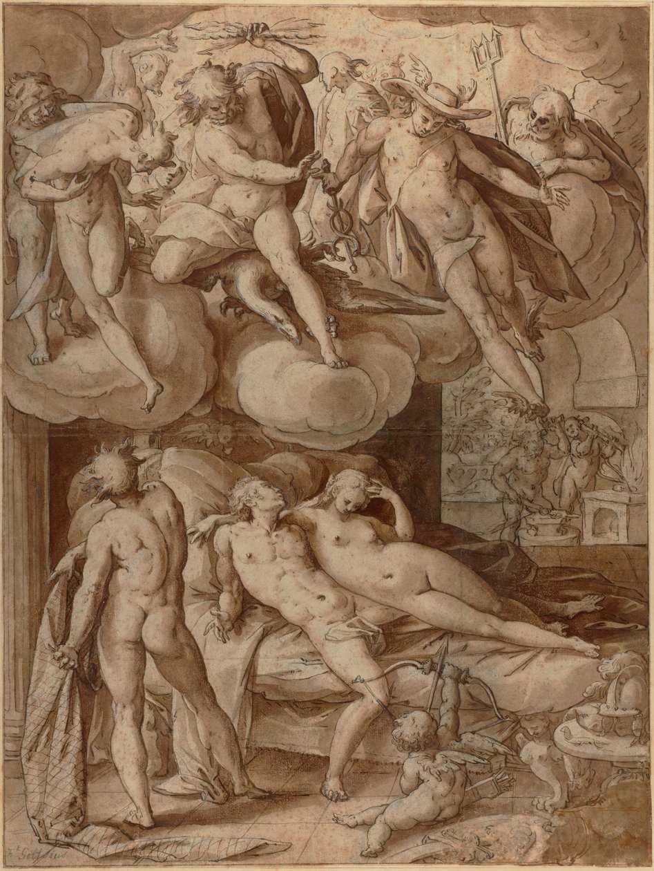 Vénus et Mars surpris par Vulcain - Hendrick Goltzius