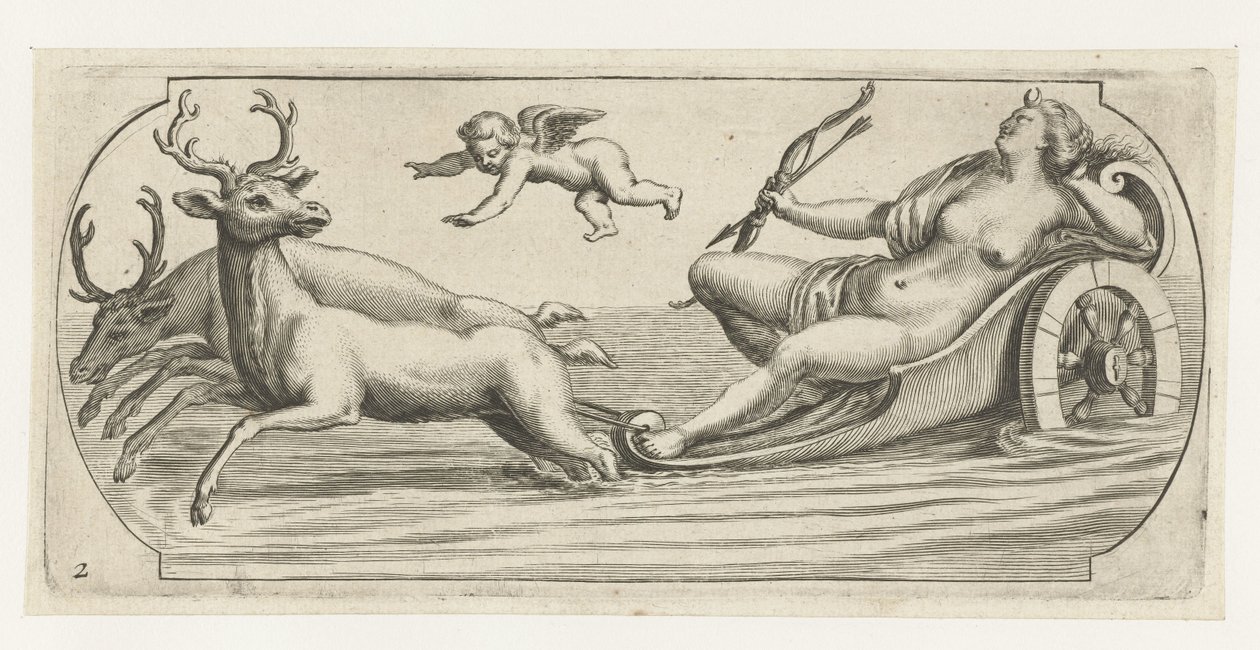 Diana met pijl en boog - Hendrick de Keyser (I)