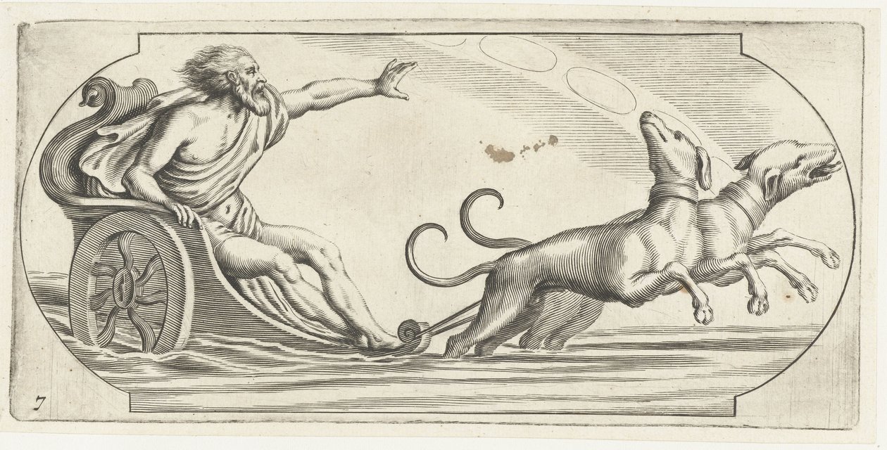 Un dieu de la mer sur un char - Hendrick de Keyser (I)