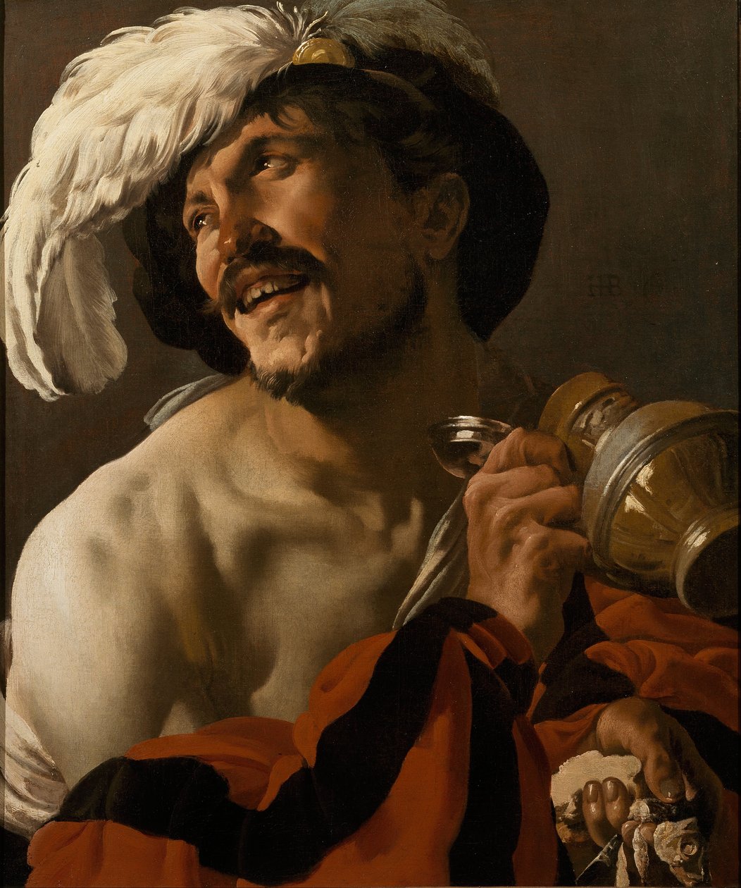 Le joyeux buveur - Hendrick ter Brugghen