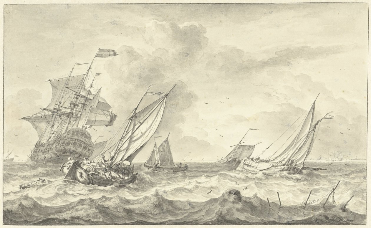 Paysage marin - Hendrik Rietschoof