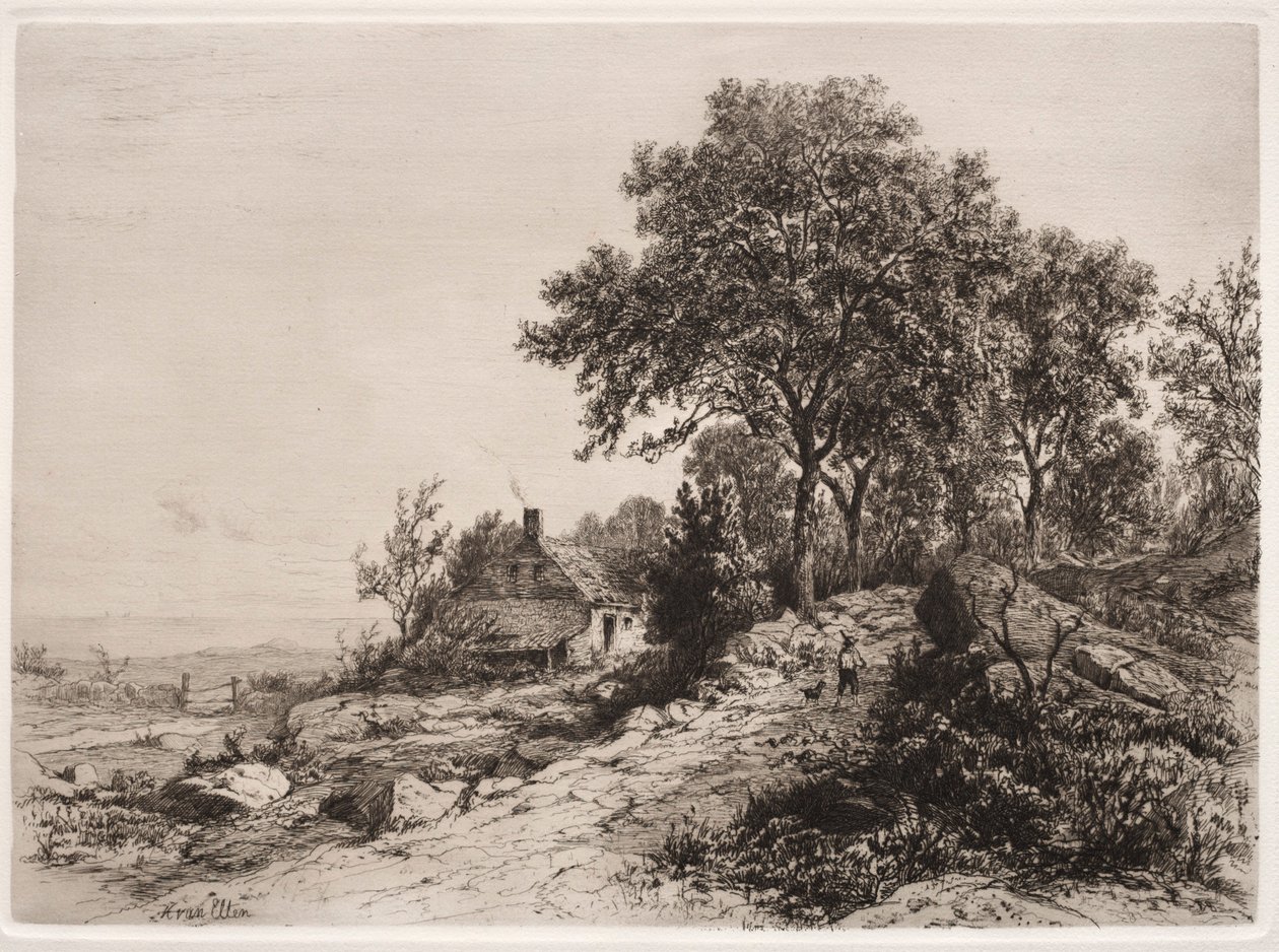 Chalet au bord de la mer - Hendrik Dirk Kruseman van Elten
