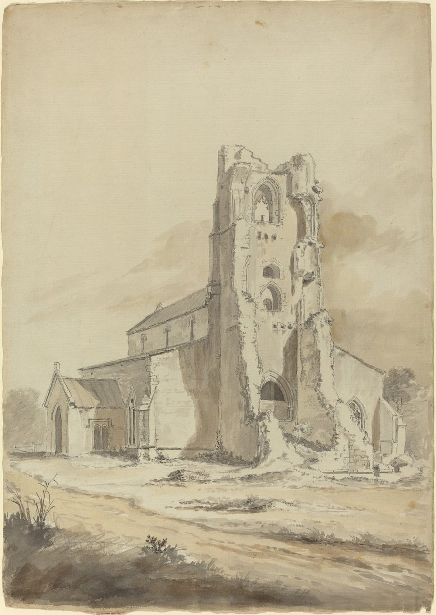 Église en ruines - Hendrik Frans de Cort