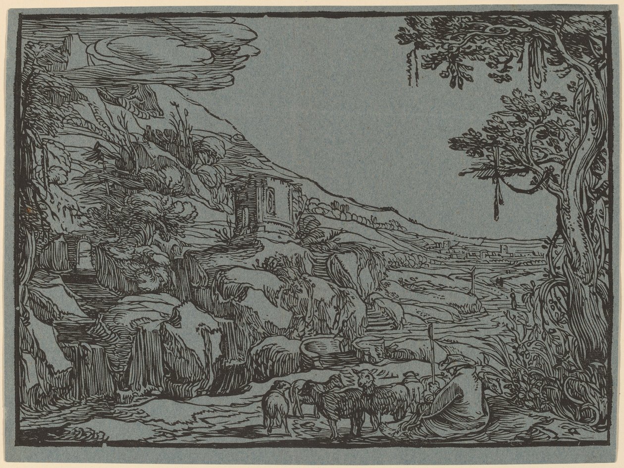 Paysage arcadien - Hendrik Goltzius