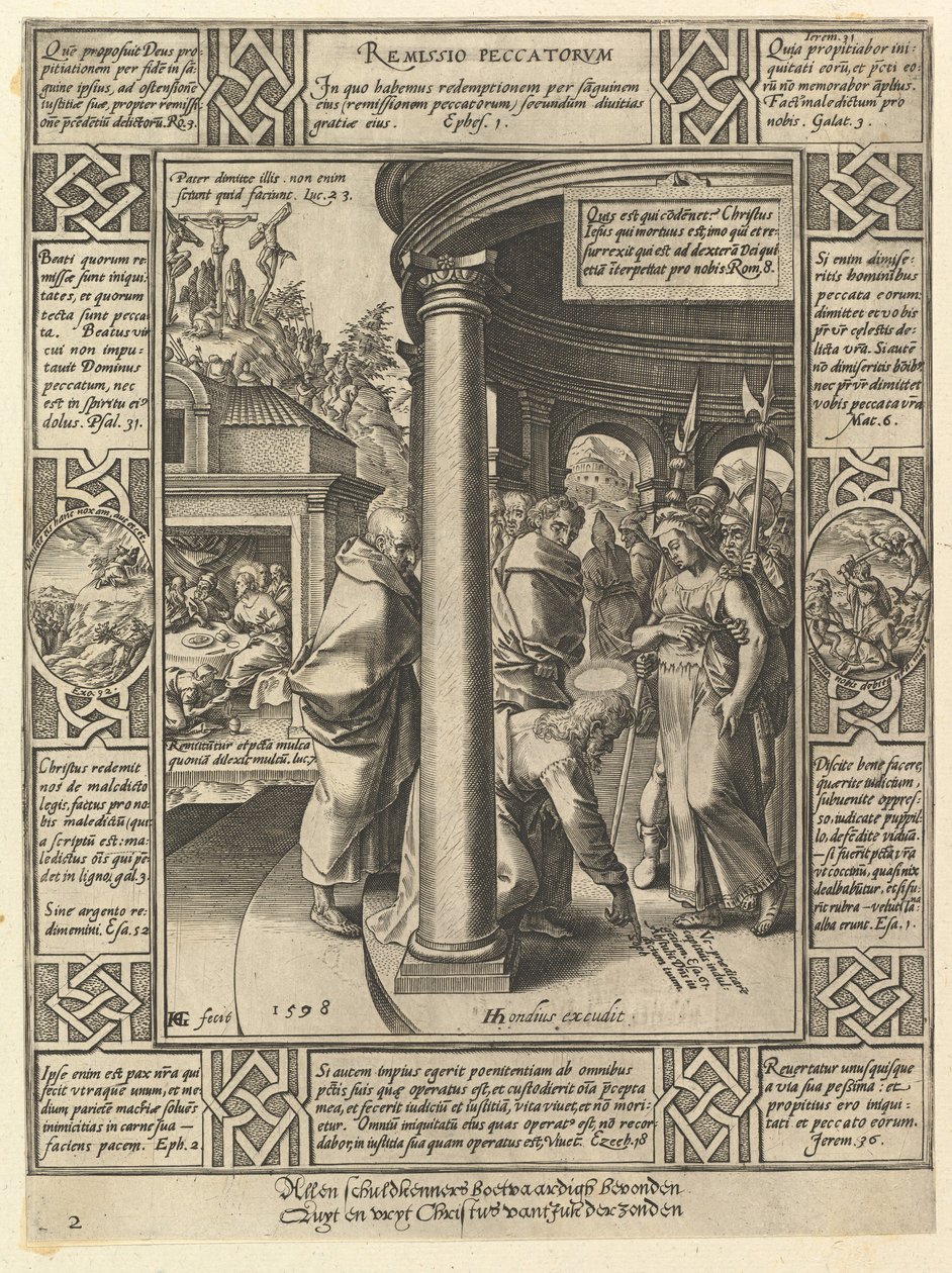 Remissio Peccatorum, des Allégories sur le Credo chrétien - Hendrik Goltzius