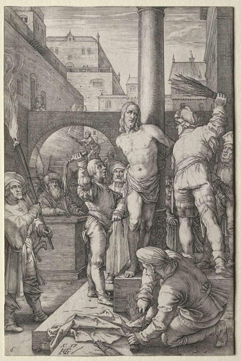 La Flagellation de La Passion - Hendrik Goltzius