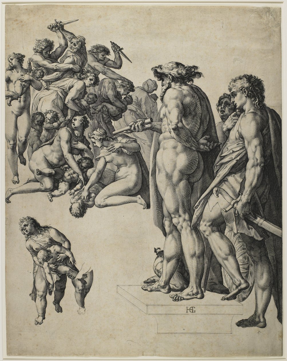 Le massacre des Innocents, vers 1584 - Hendrik Goltzius