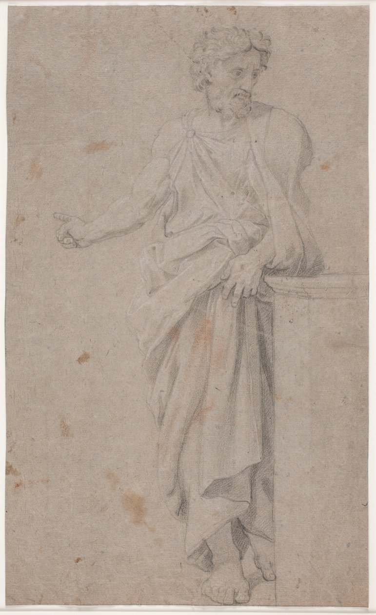 Homme debout. Étude d