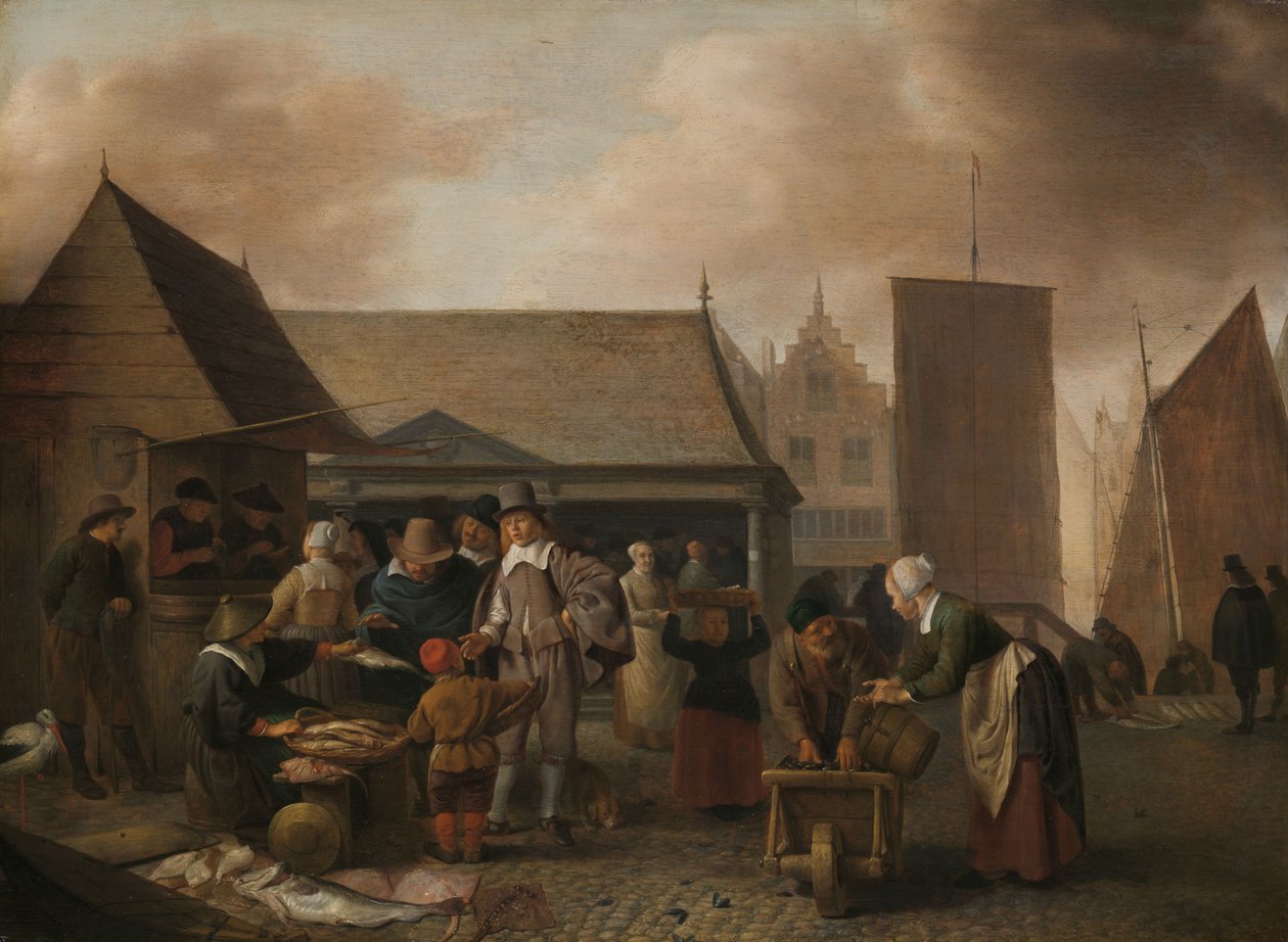 Marché aux poissons - Hendrik Martensz Sorgh