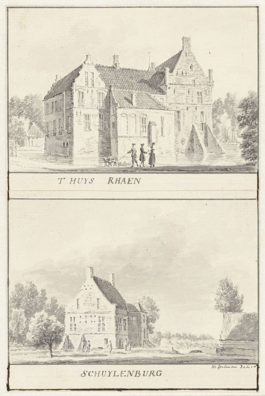 Les manoirs Rhaan et Schuylenburg à Salland, Overijssel - Hendrik Spilman
