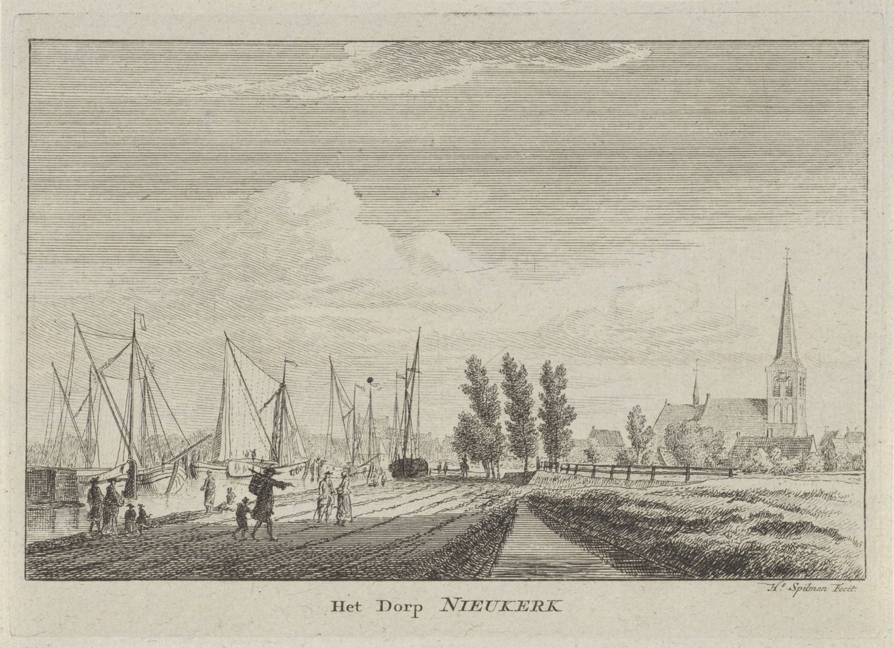 Vue sur Nieuwerkerk aan den IJssel - Hendrik Spilman