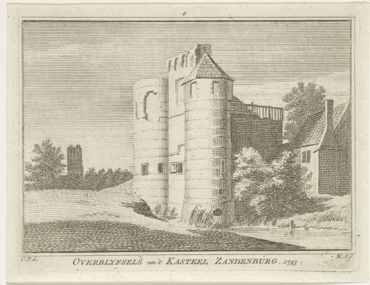Ruine du château Zandenburg, Veere - Hendrik Spilman