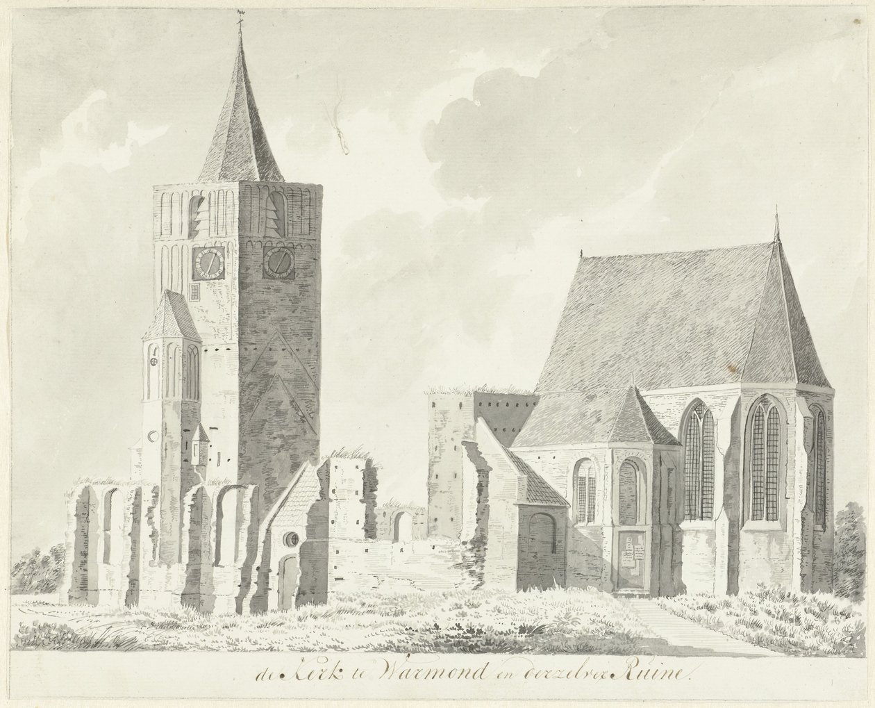 Église de Warmond et sa ruine - Hendrik Tavenier