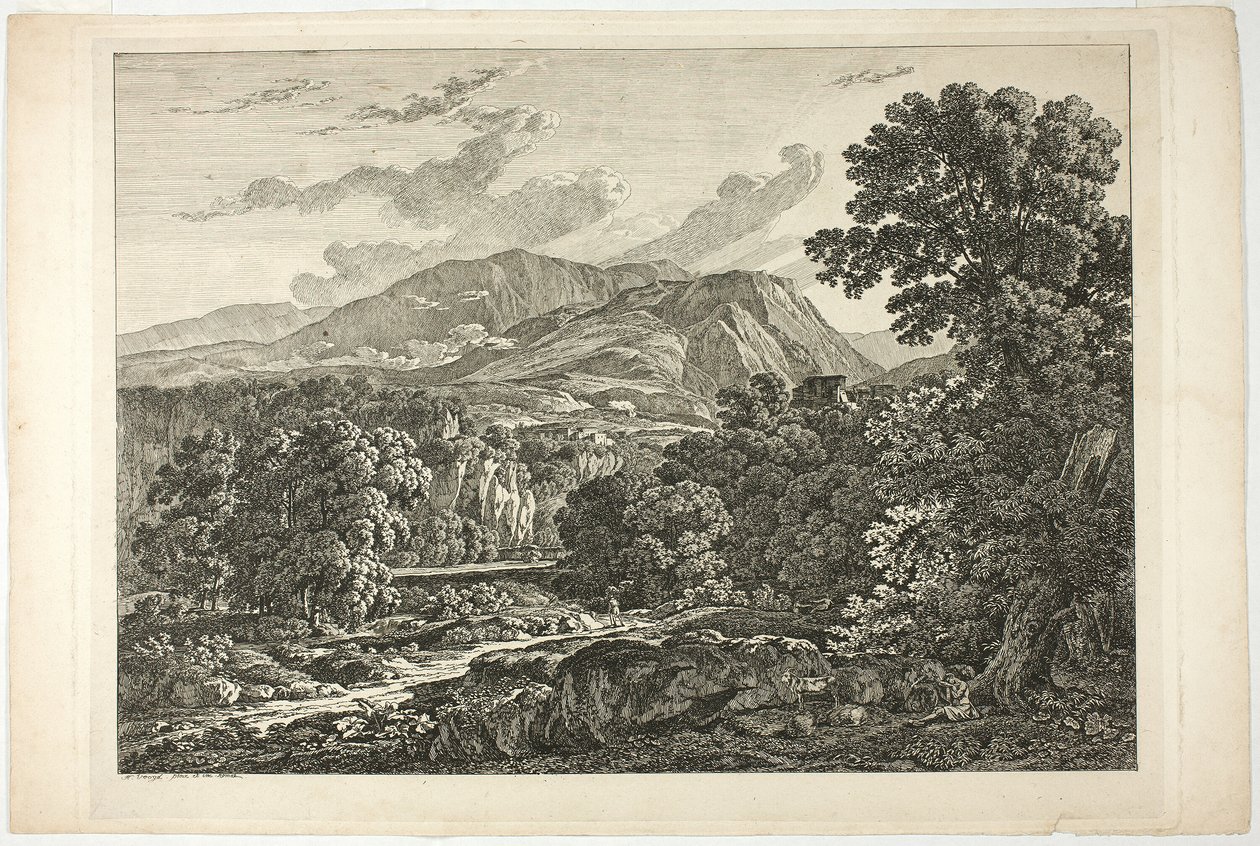 Paysage romain - Hendrik Voogd